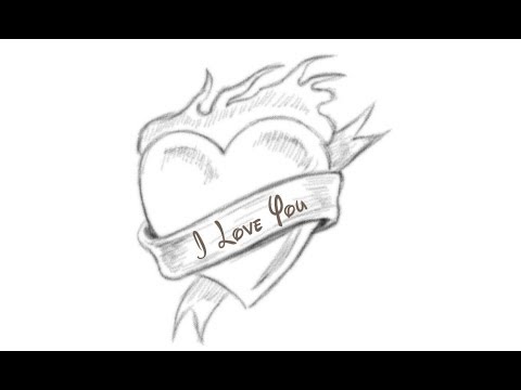 480x360 Drawn Sword Flame Heart