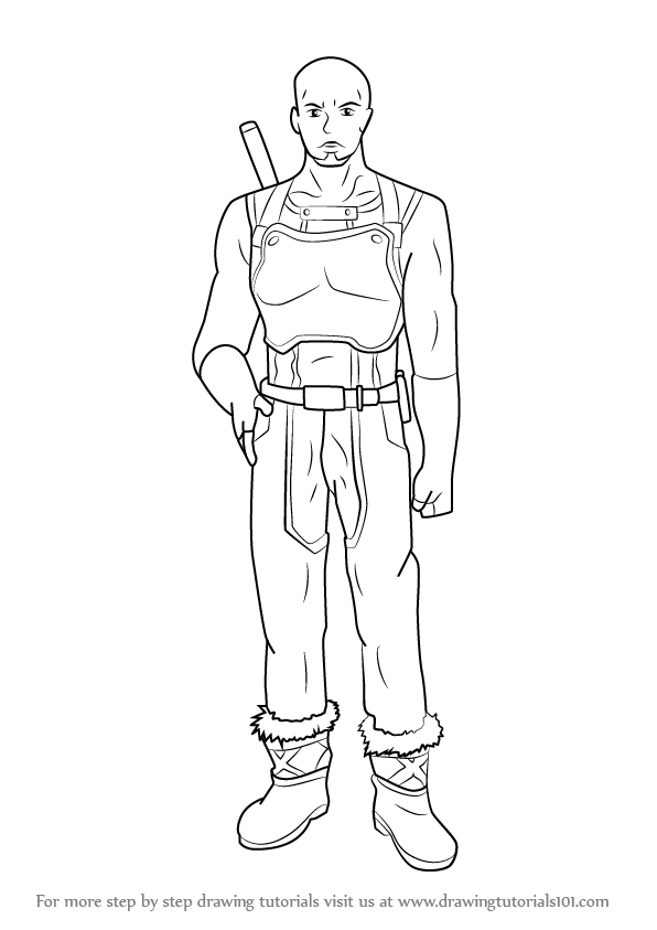 596x843 Learn How To Draw Agil From Sword Art Online (Sword Art Online