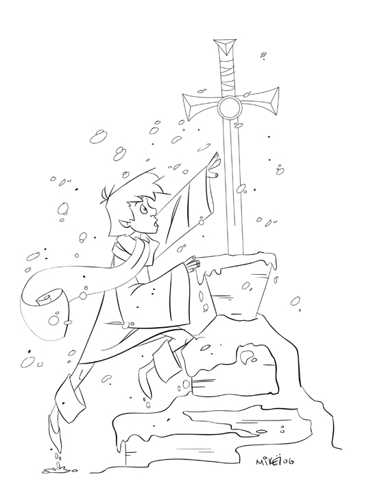 541x700 Sword In The Stone By Lightbombmike