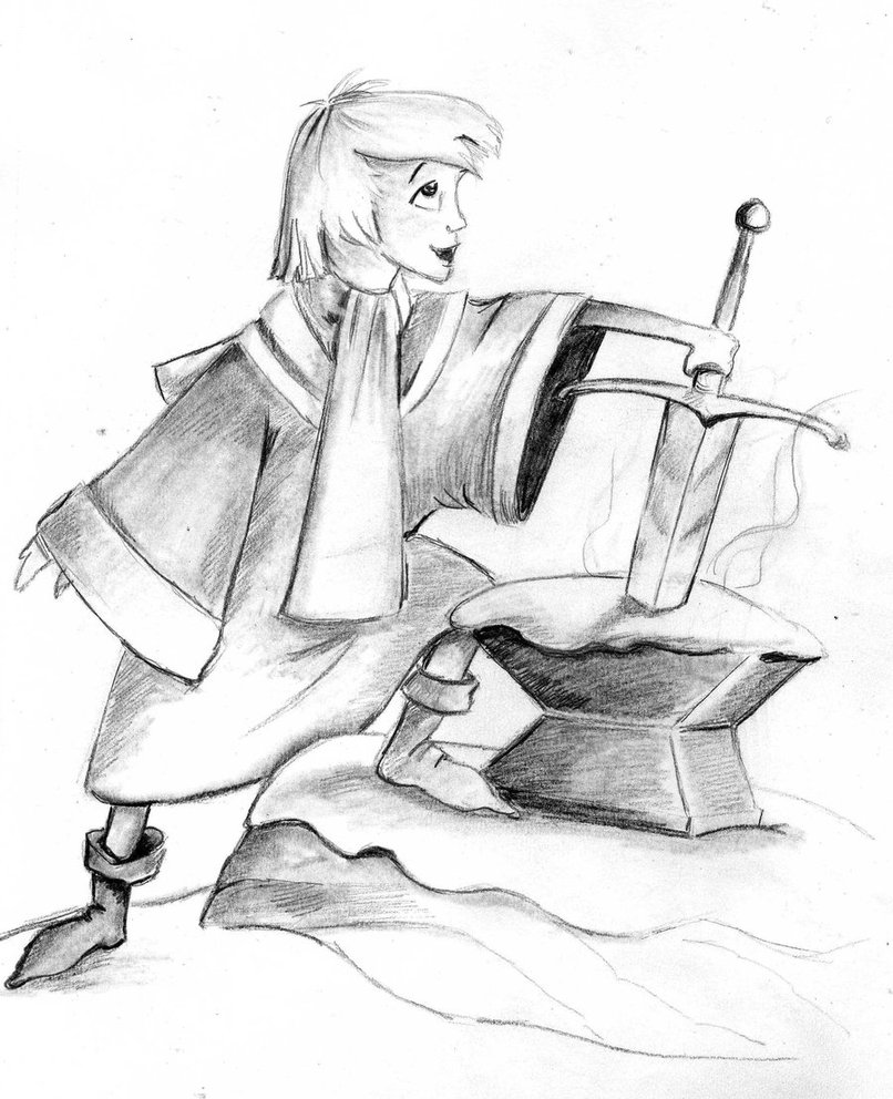 806x992 Sword In The Stone By Artemis298