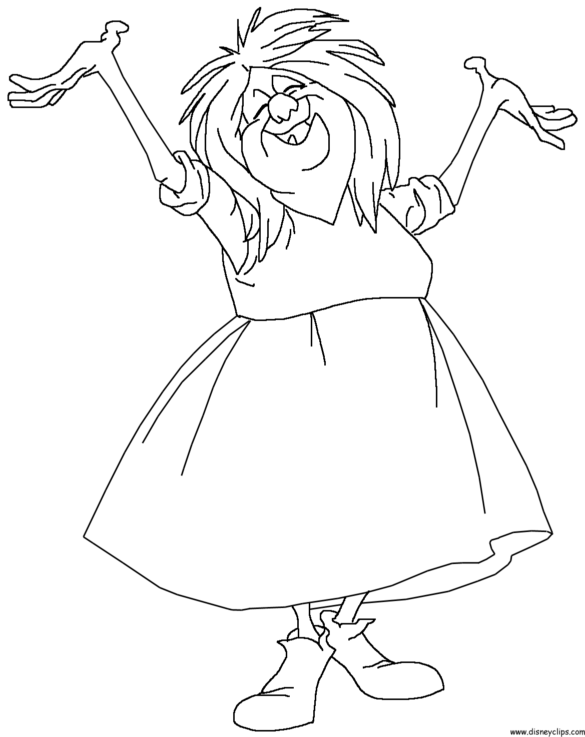 1169x1474 The Sword The Stone Madam Mim Coloring Page Disney Sword