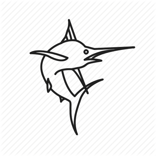 512x512 Billfish, Broadbills, Deep Water Sea Fishing, Fish, Salt Water