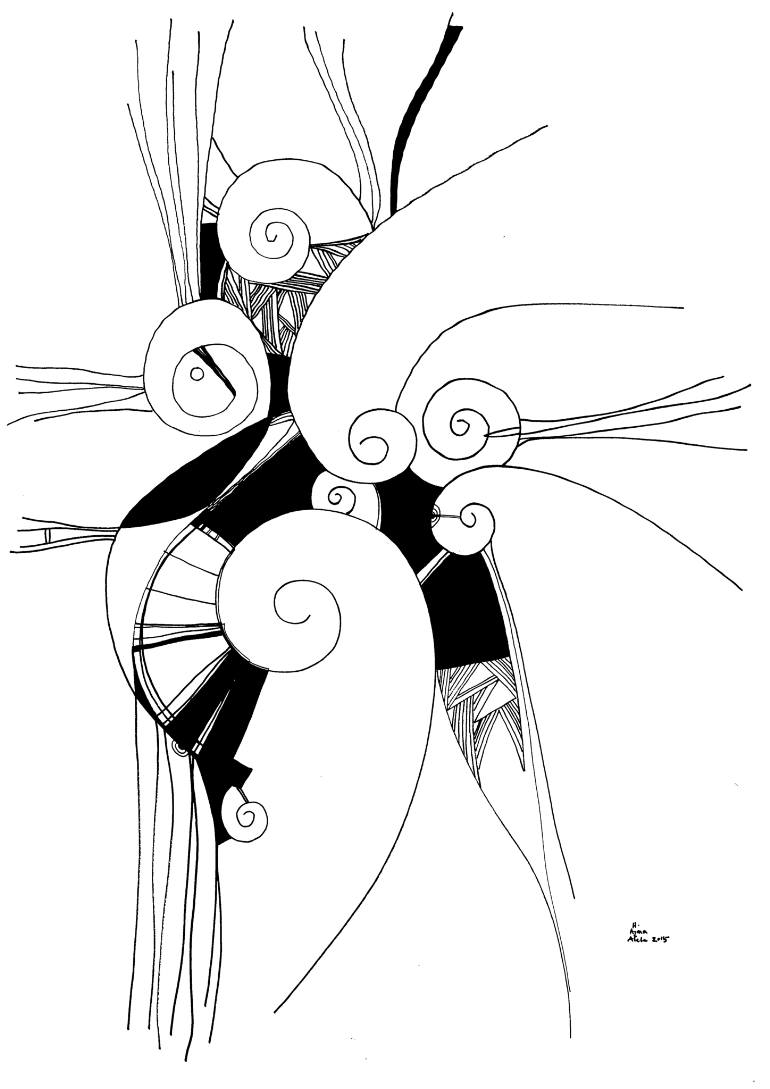 770x1089 Saatchi Art The Spiral Series. 5 Of 5.the Samurai Dance