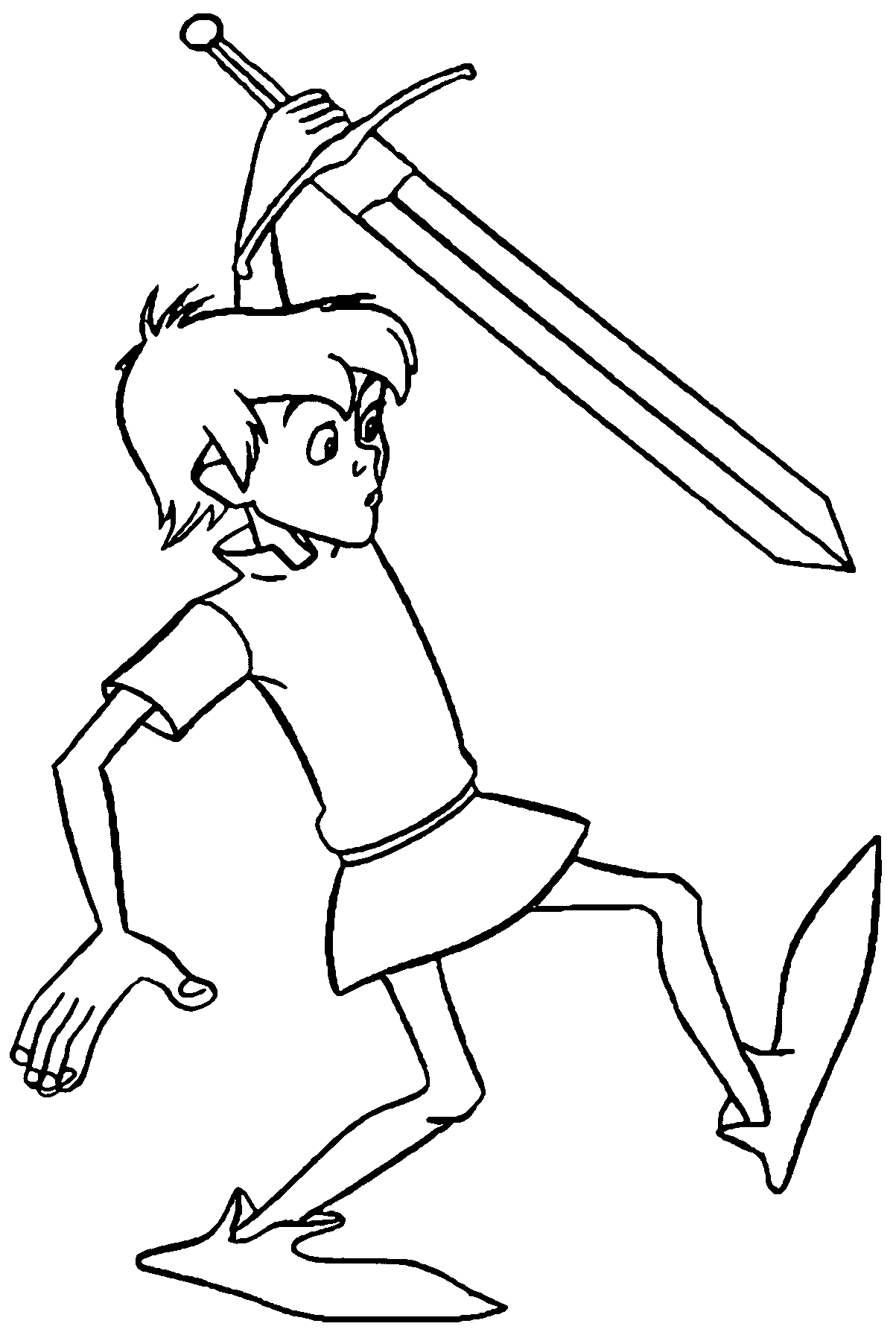 1203x1796 The Sword In The Stone Arthur Coloring Pages Wecoloringpage