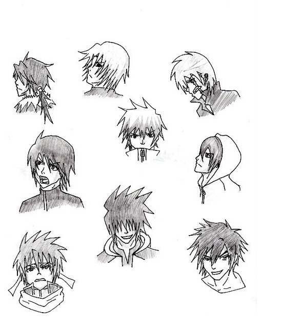 556x637 Fourshoopomes Anime Guys With Swords