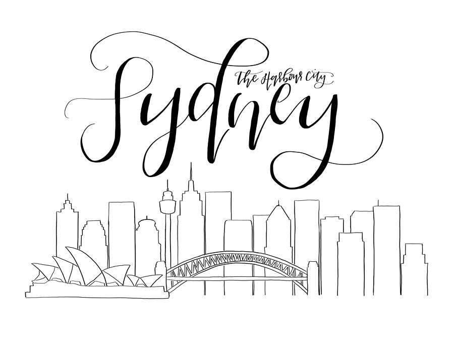 900x674 The Harbour City Digital Art By Peggy Dean