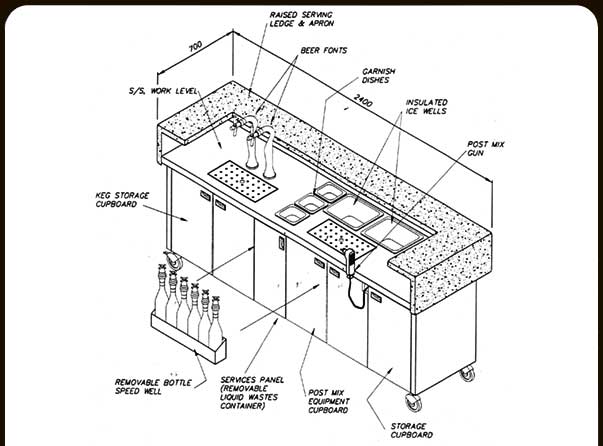 603x446 Beverage Cart Specifications