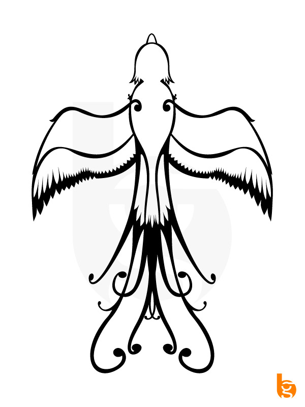 600x800 Symmetrical Bird Tattoo By Genvi