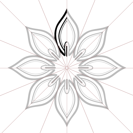 450x450 Create A Floral Ornament With Mirrorme And Illustrator