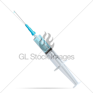 325x325 Syringe And Blood Vial Gl Stock Images