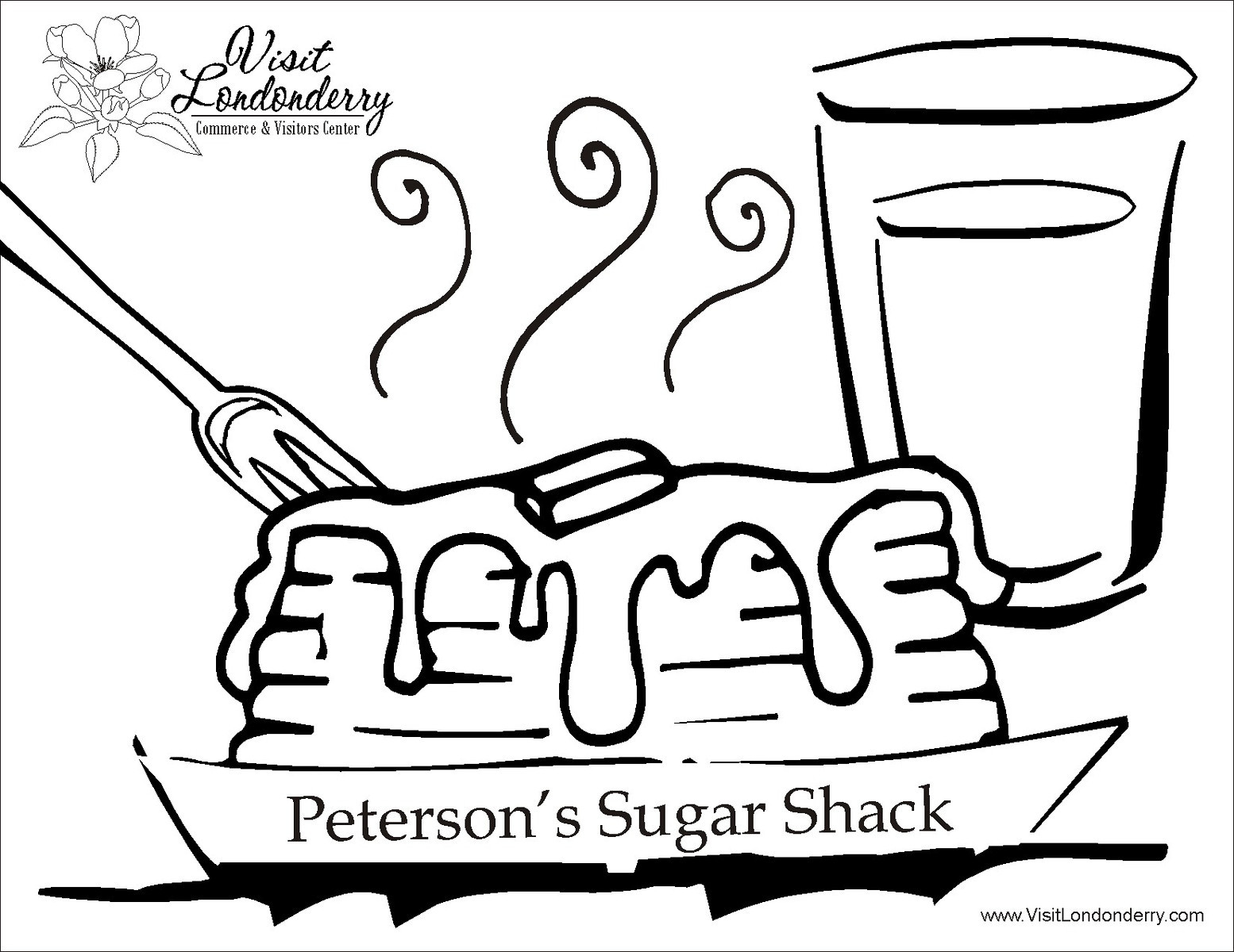 1554x1200 Maple Syrup Coloring Book Black White And Maple Syrup