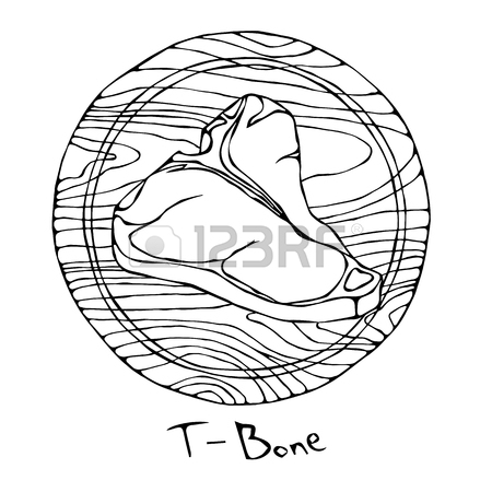 450x450 184 T Bone Steak Stock Illustrations, Cliparts And Royalty Free T