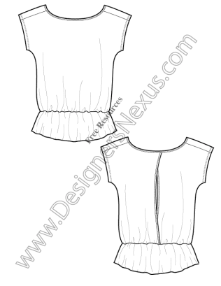 316x409 Fashion Technical Drawing Free Vector Fashion Flat Sketches