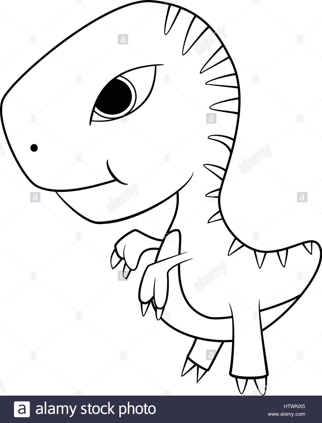1058x1390 Illustration Of Cute Cartoon Of Baby T Rex Dinosaur. Vector Eps 10