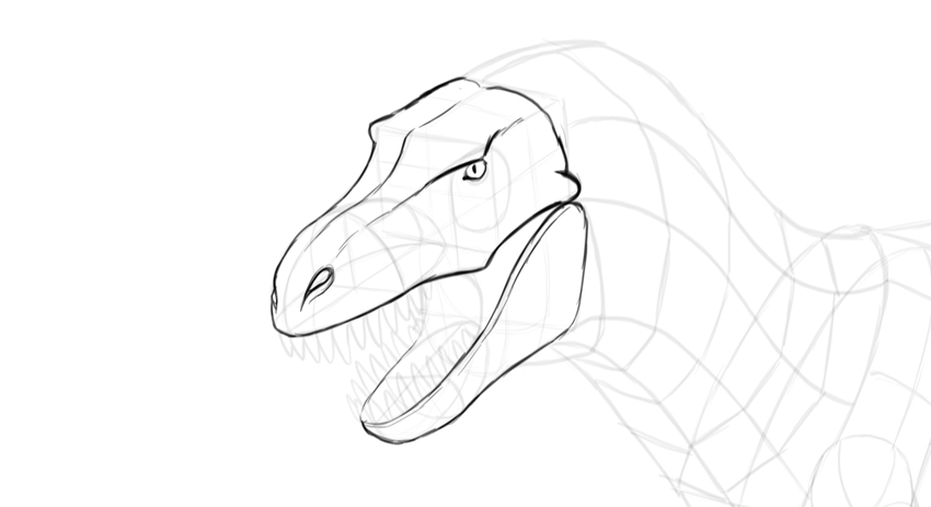 850x463 How To Draw A T Rex Dinosaur