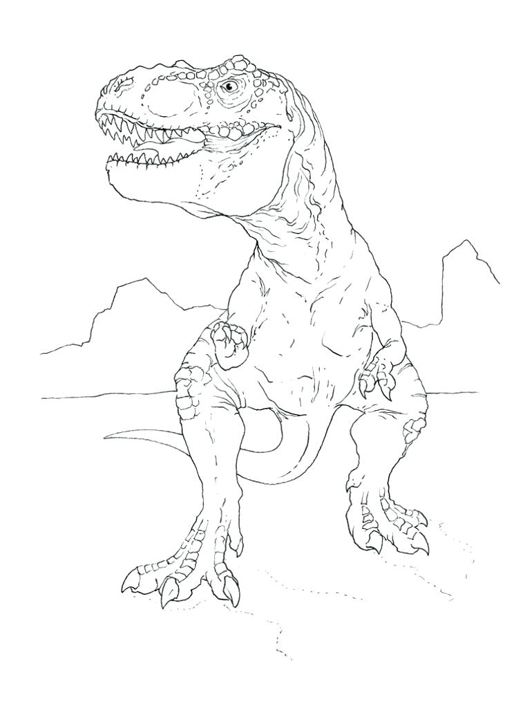 744x1024 Tyrannosaurus Coloring Page T Rex Printable Coloring Pages