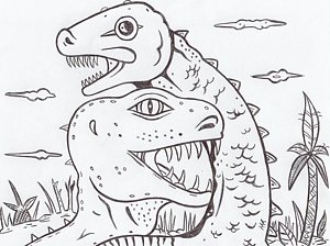 300x224 T Rex Drawings Fine Art America