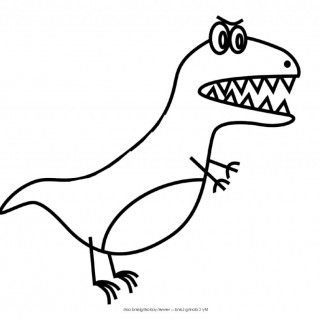 320x320 Tag For Easy Cute Dinosaur Drawing Cute Dinosaur Coloring Pages