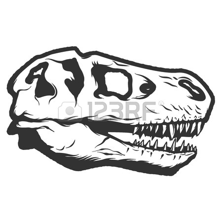 T Rex Dinosaur Sketch at PaintingValley.com | Explore collection of T ...