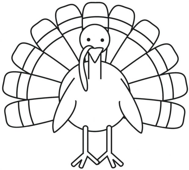 618x557 Turkey Coloring Pages For Preschoolers Baby T Rex Generator
