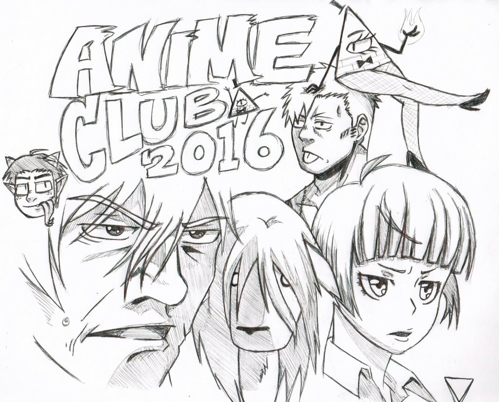 997x802 Anime Club T Shirt Design By Zopdog