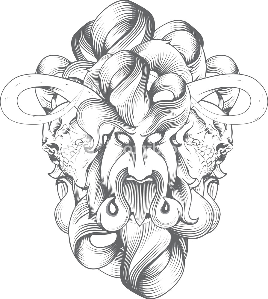 895x1000 Vector T Shirt Design With Skulls Royalty Free Stock Image