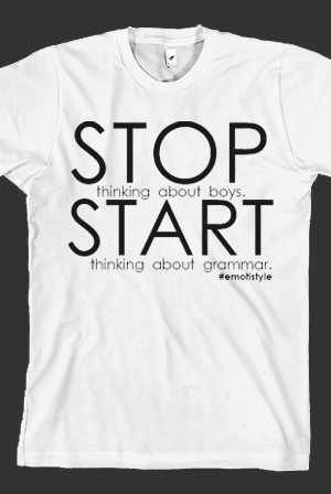 300x448 Stop Thinking About Boys T Shirt