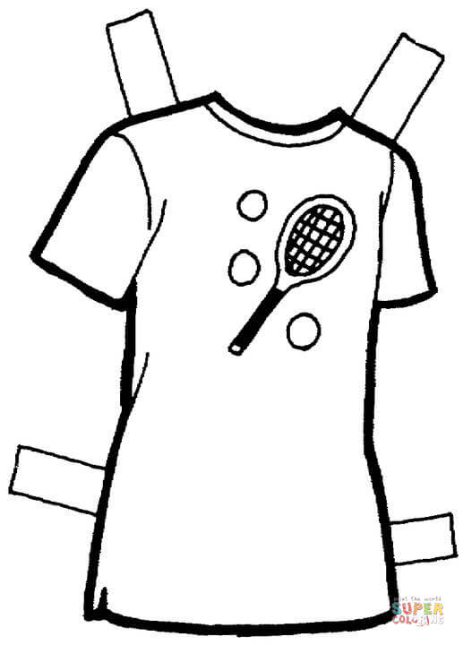 517x720 T Shirt Coloring Page Free Printable Coloring Pages