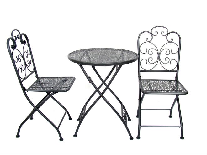 660x495 Outdoor Table And Chair Wr 3580 Iron Scroll Design