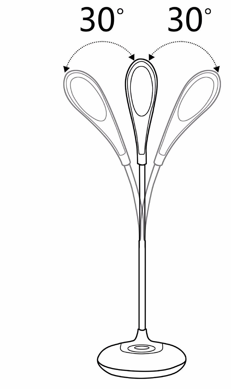 900x1516 Usb Portable Funky Led Table Lamp Reading Lamp Eye Protection