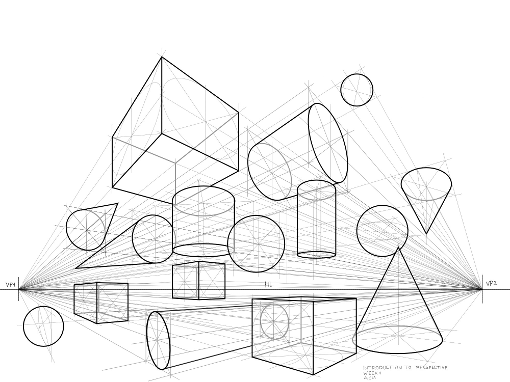 1000x750 Perspective Study 2 By Acrazymind