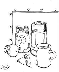 247x300 Table Setting Drawings Fine Art America