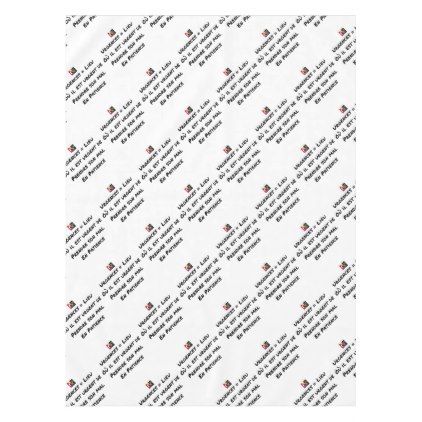 422x422 Urgencies = Place Where It Is Urgent To Take Sound Tablecloth