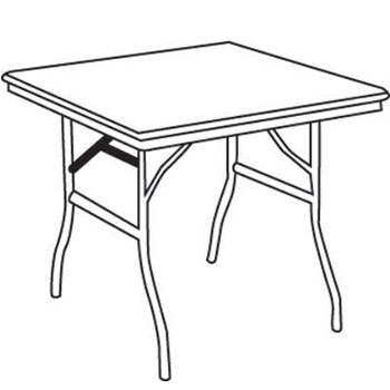 350x350 Square Table Abc Fabulous Events Party Rentals