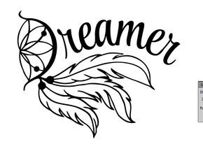 290x206 Dream Catcher Vinyl Car Wall Window Computer Tablet Ipad Decal