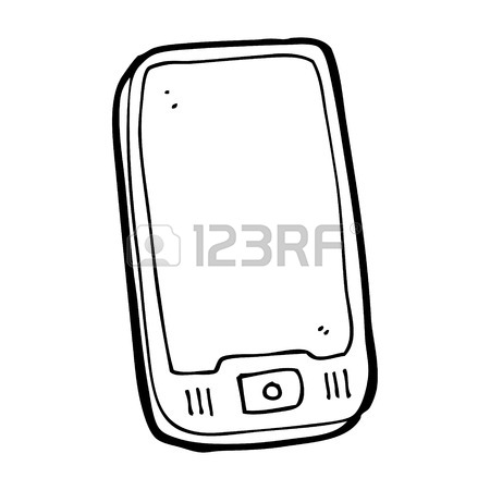 450x450 Cartoon Computer Tablet Royalty Free Cliparts, Vectors, And Stock