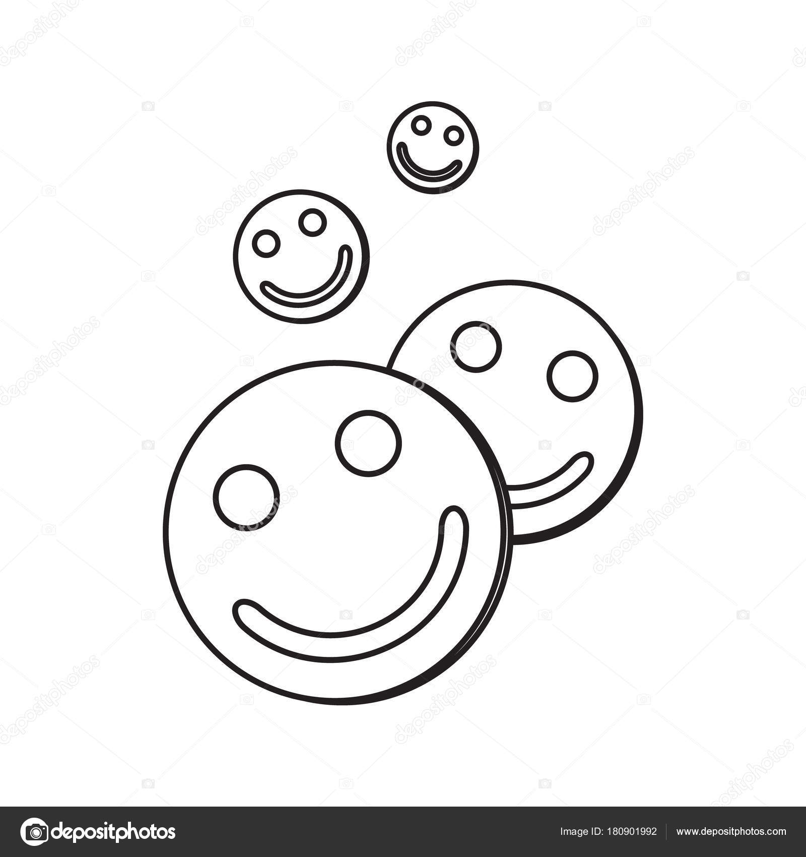 1600x1700 Contour Icon With The Image Of Tablets With Faces. A Drawing