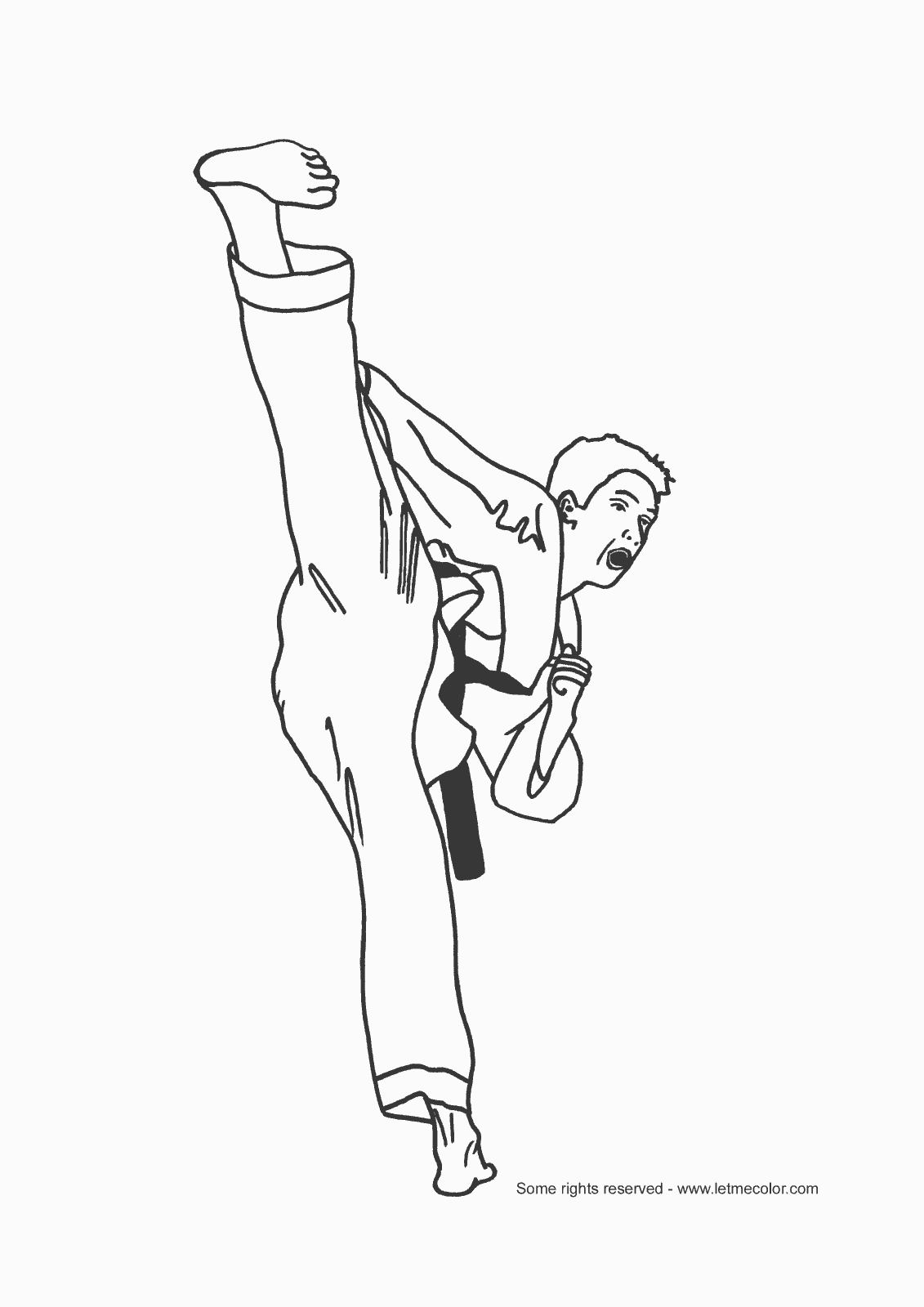 1131x1600 Taekwondo Martial Art Free Coloring Page Dance Coloring Pages
