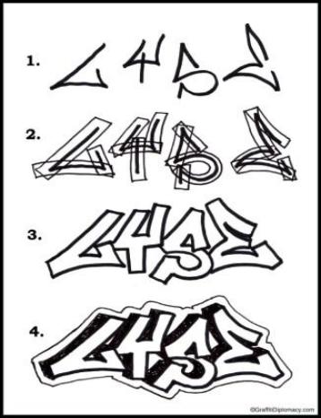 358x466 Learn How To Turn A Graffiti Tag Into A Piece How To Draw Graffiti