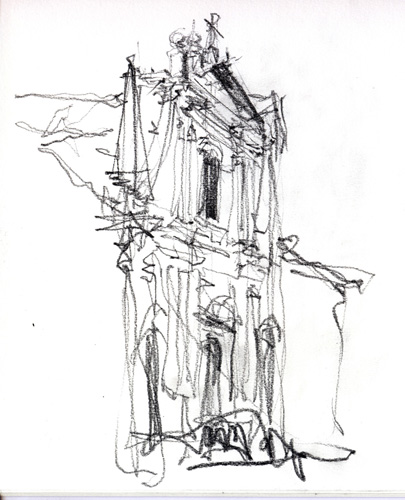 405x500 Urban Sketch