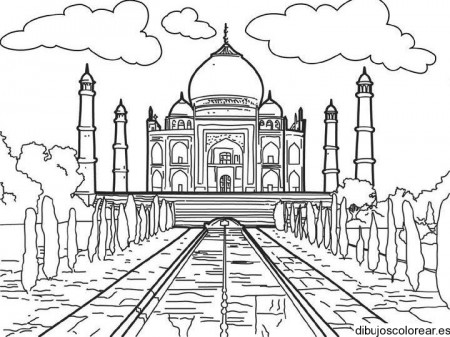 450x337 Dibujo Del Taj Mahal Indian Decor Paintings