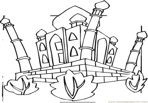 476x333 Architecture Coloring Pages Page Image Clipart Images