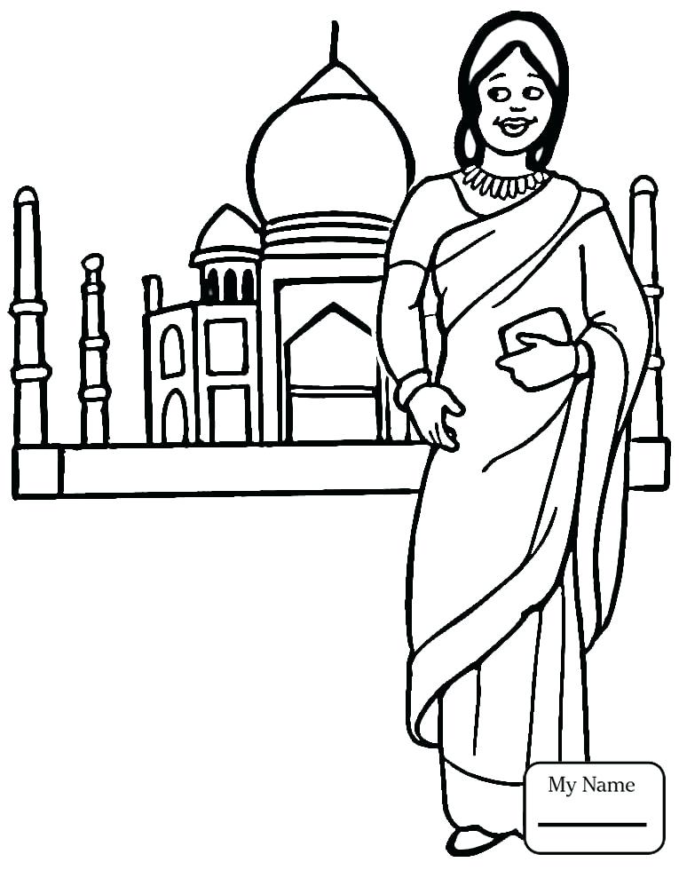 765x980 Top Rated Taj Mahal Coloring Page Pictures Create Your Own