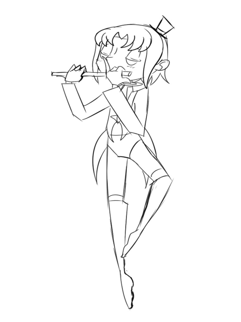 774x1032 Hm Talent Show (Sketch) By Chibidarren