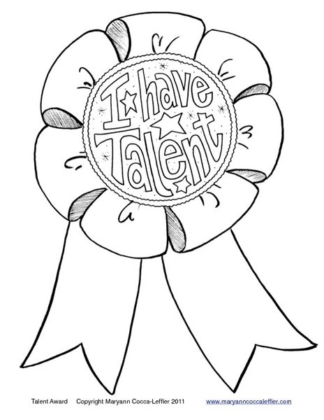 464x600 I Have Talent Worksheet For Kindergarten