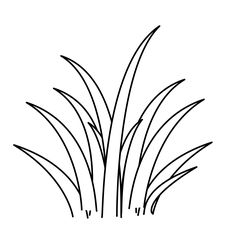 236x236 Grass Pattern. Use The Printable Outline For Crafts, Creating