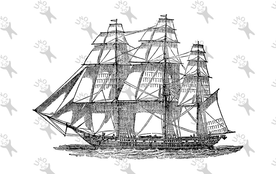 963x610 Image Nautical Sailing Ship Instant Download Picture Retro Drawing