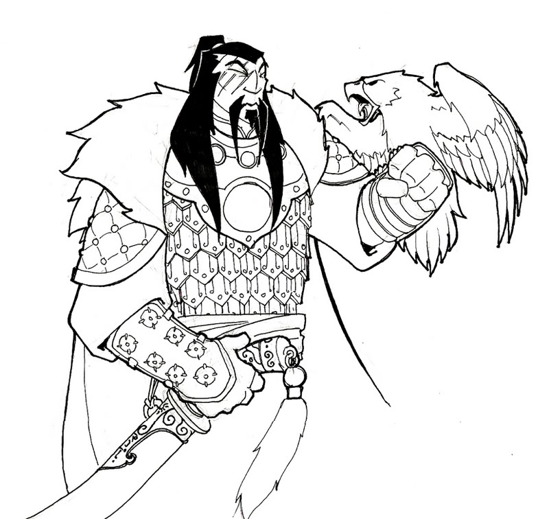 800x756 Hawk Talons Drawing