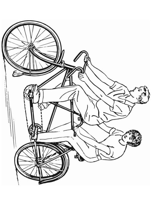 531x750 Coloring Page Tandem