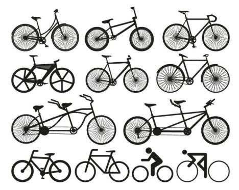 468x373 Vector Bikes